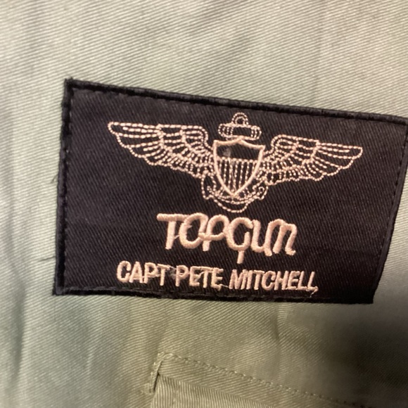 Top Gun 2 Captain Pete Mitchell Flight bomber Jacket size 2XL Tom Cruise - Picture 2 of 10